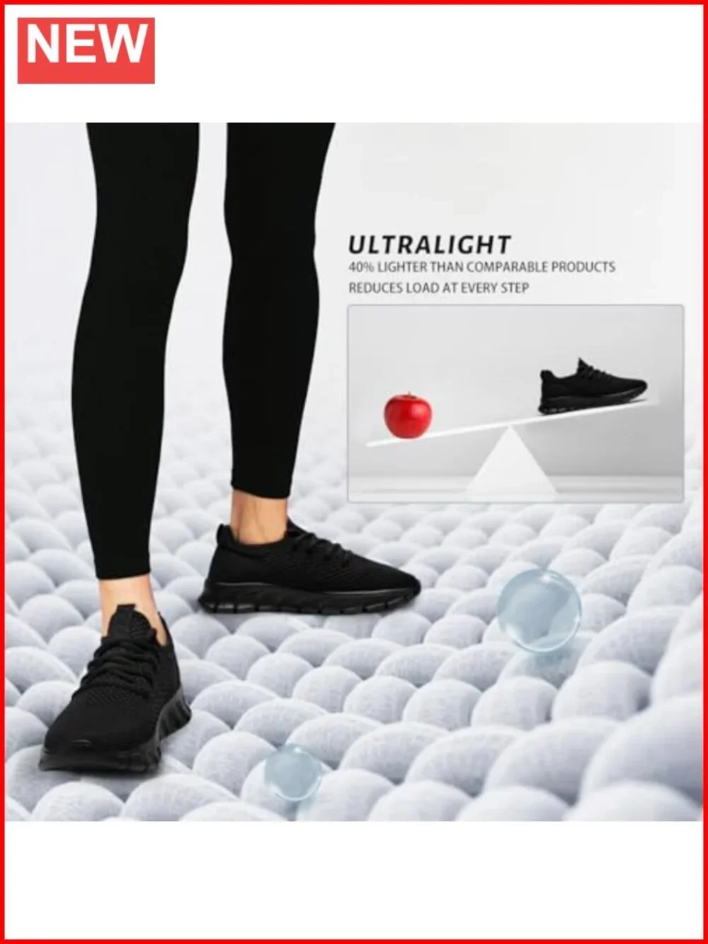 Womens Running Sneakers Non Slip Walking Gym Athletic Shoes Breathable
